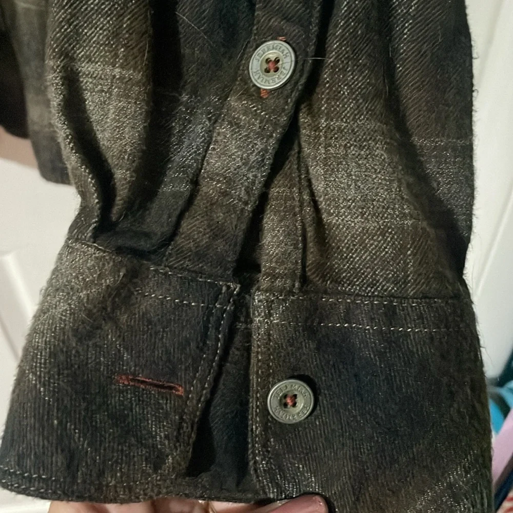 Jeremiah American Legacy Brown Flannel Button-Up Shirt XXL